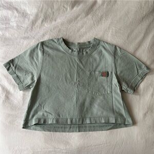 Dickies Green Cropped T-Shirt